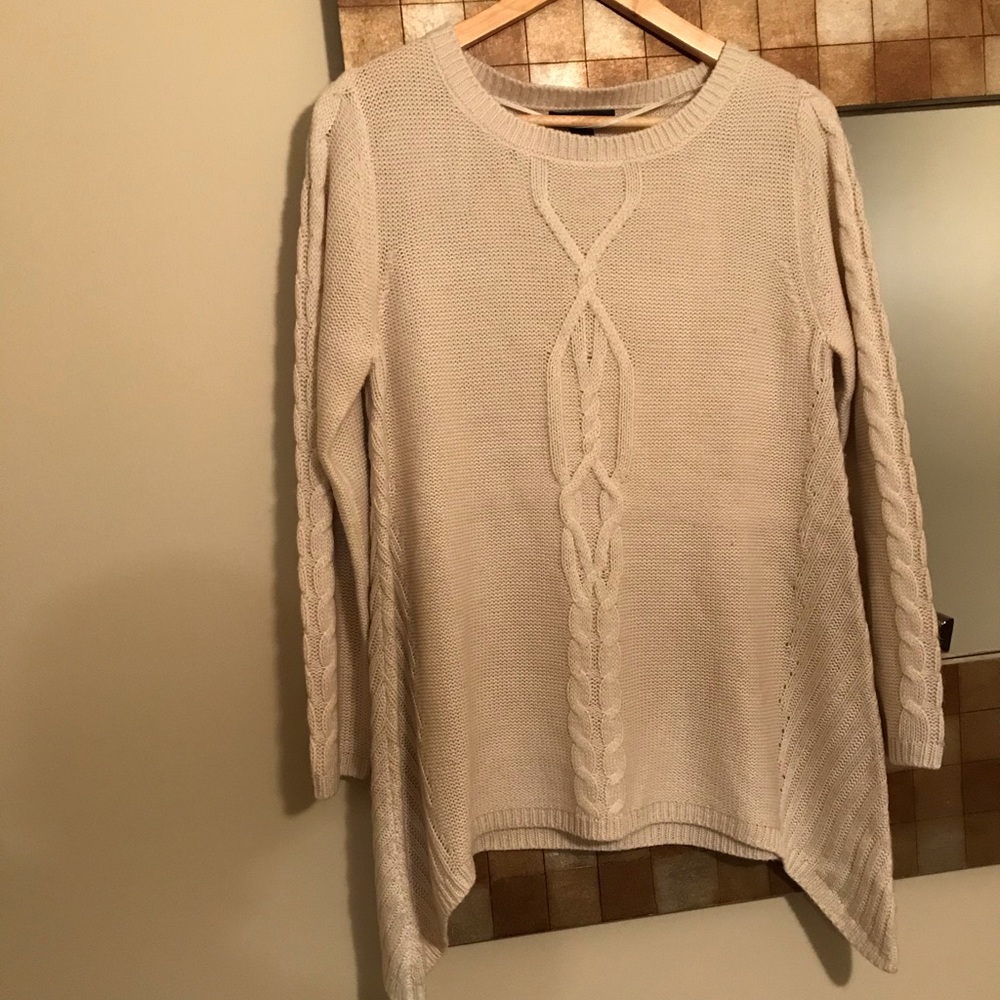 Creme color Style & Co sweater